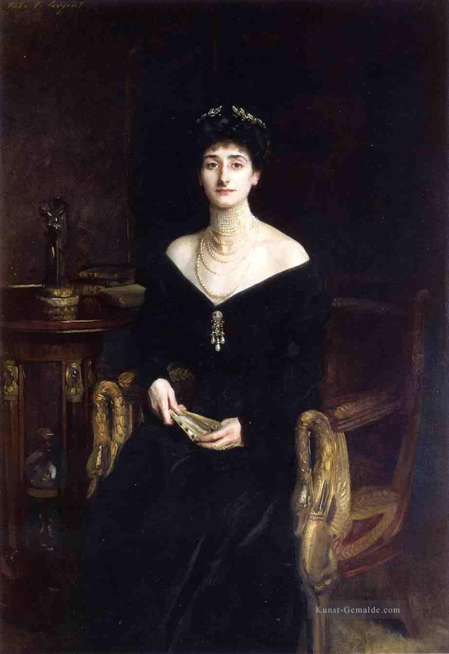 Porträt von Frau Ernest G Raphael nee Florenz Cecilia Sassoon John Singer Sargent Ölgemälde